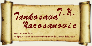 Tankosava Marošanović vizit kartica